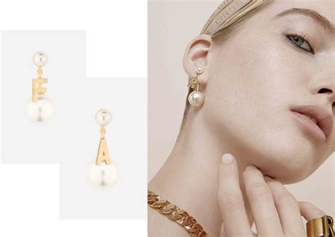 celine dior earrings|Dior pearl earrings.